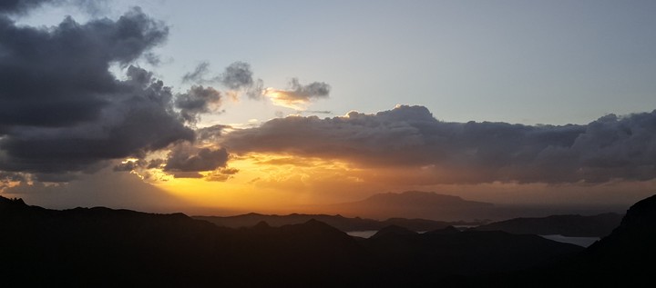 Sunset from Mt. Heale hut